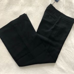 Ralph Lauren blue label wide leg black pants sz 4
